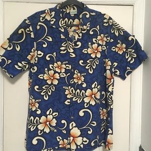 Jade Fashions Men’s Large Hawaiian Button Up Shirt